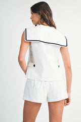LALEY SAILER VEST SHORTS SET