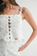LACE CAMI TOP AND SHORTS SET