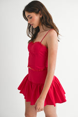 VALERIE TOP MINI SKIRT SET
