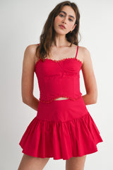 VALERIE TOP MINI SKIRT SET