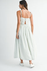 ROBERTA SLEEVELESS TOP AND MIDI SKIRT SET