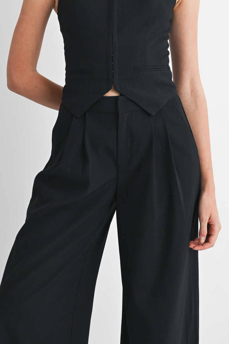 CHEYENNE SQUARE NECK VEST AND PANTS SET