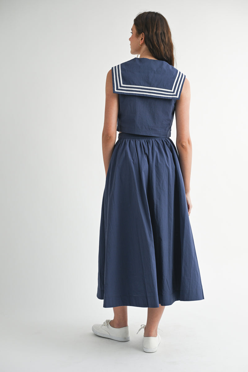 LAURA TOP MIDI SKIRT SET