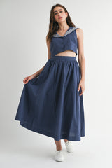 LAURA TOP MIDI SKIRT SET