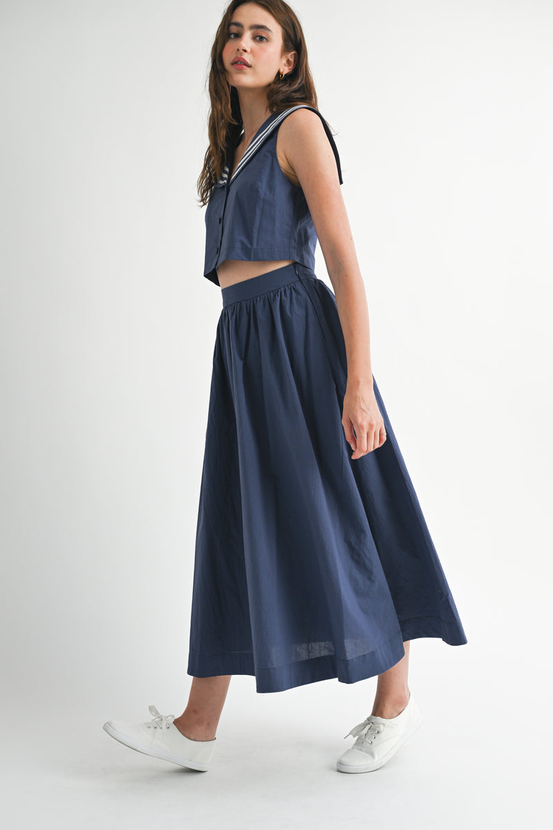 LAURA TOP MIDI SKIRT SET