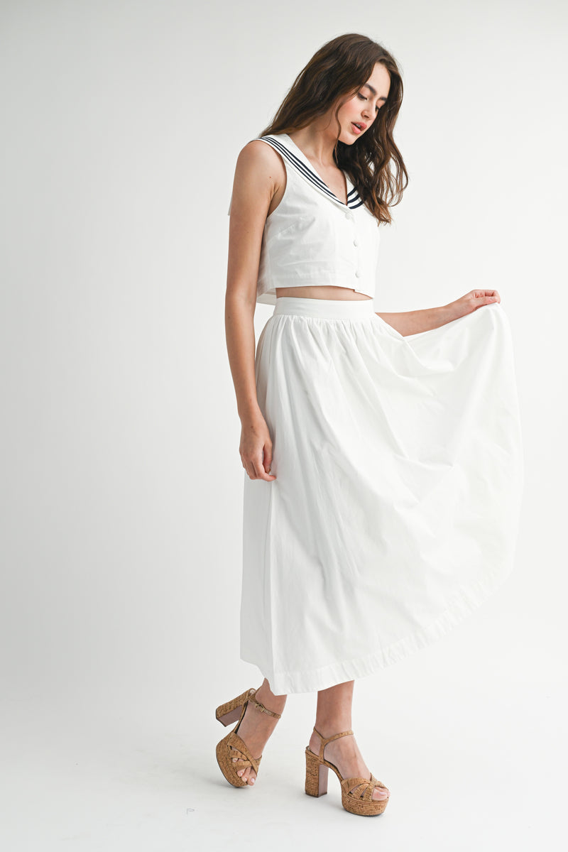 LAURA TOP MIDI SKIRT SET