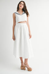 LAURA TOP MIDI SKIRT SET