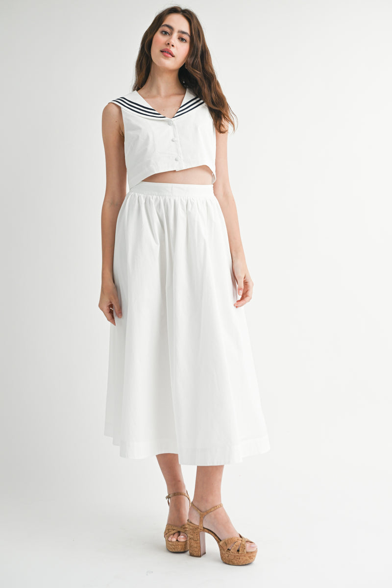 LAURA TOP MIDI SKIRT SET