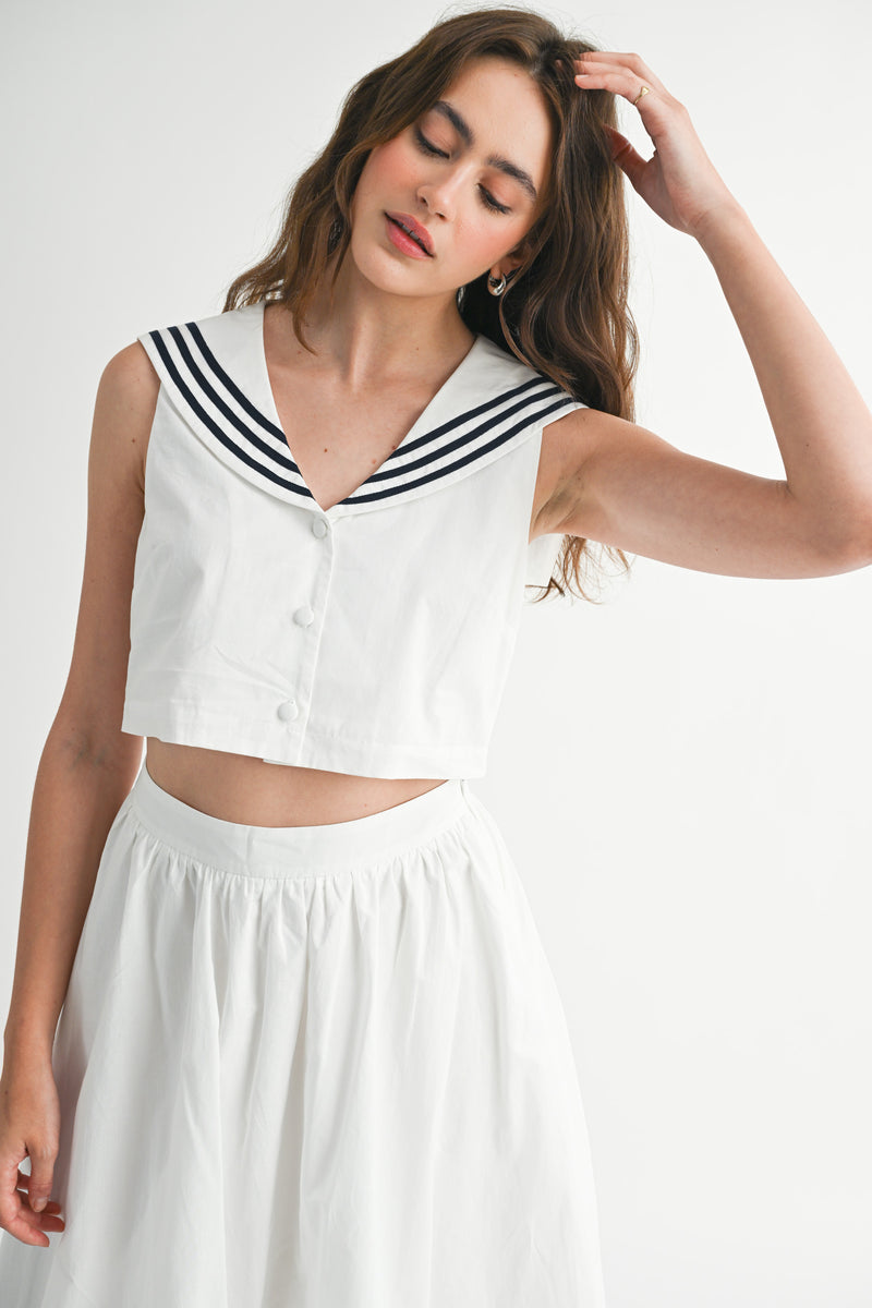 LAURA TOP MIDI SKIRT SET