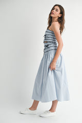 MARYAM TUBE TOP MIDI SKIRT SET