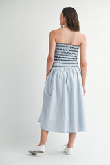 MARYAM TUBE TOP MIDI SKIRT SET
