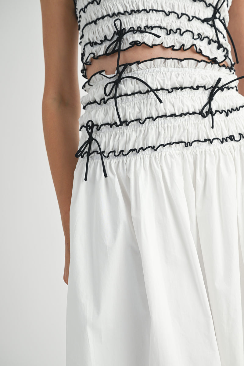 MARYAM TUBE TOP MIDI SKIRT SET