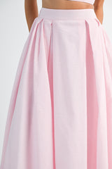 DANICA SLEEVELESS TOP AND MIDI SKIRT SET