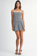 GEORGINA GINGHAM TOP SKIRT SET