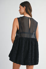 LEXI 3D FLORAL DRESS BRALETTE SET