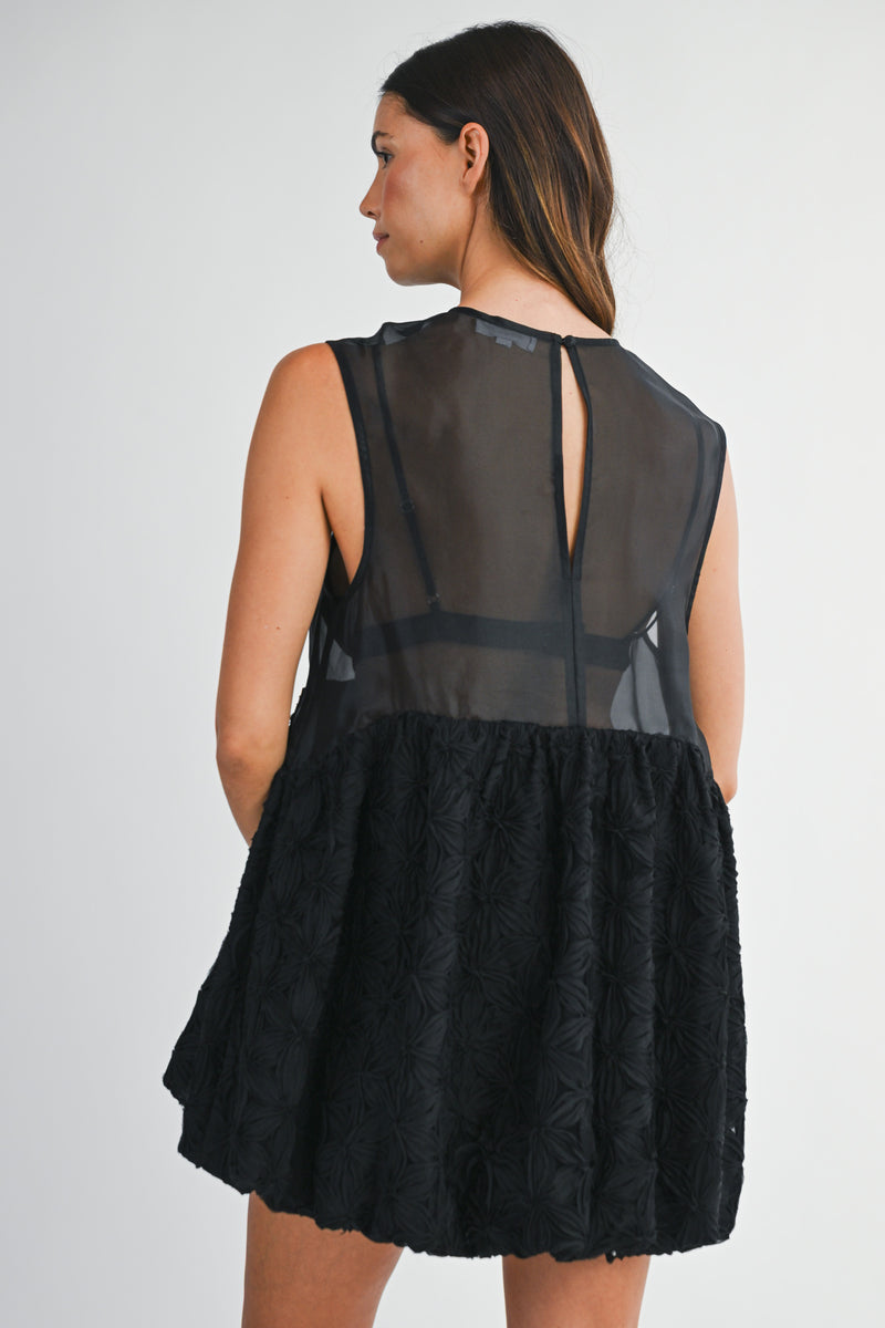 LEXI 3D FLORAL DRESS BRALETTE SET