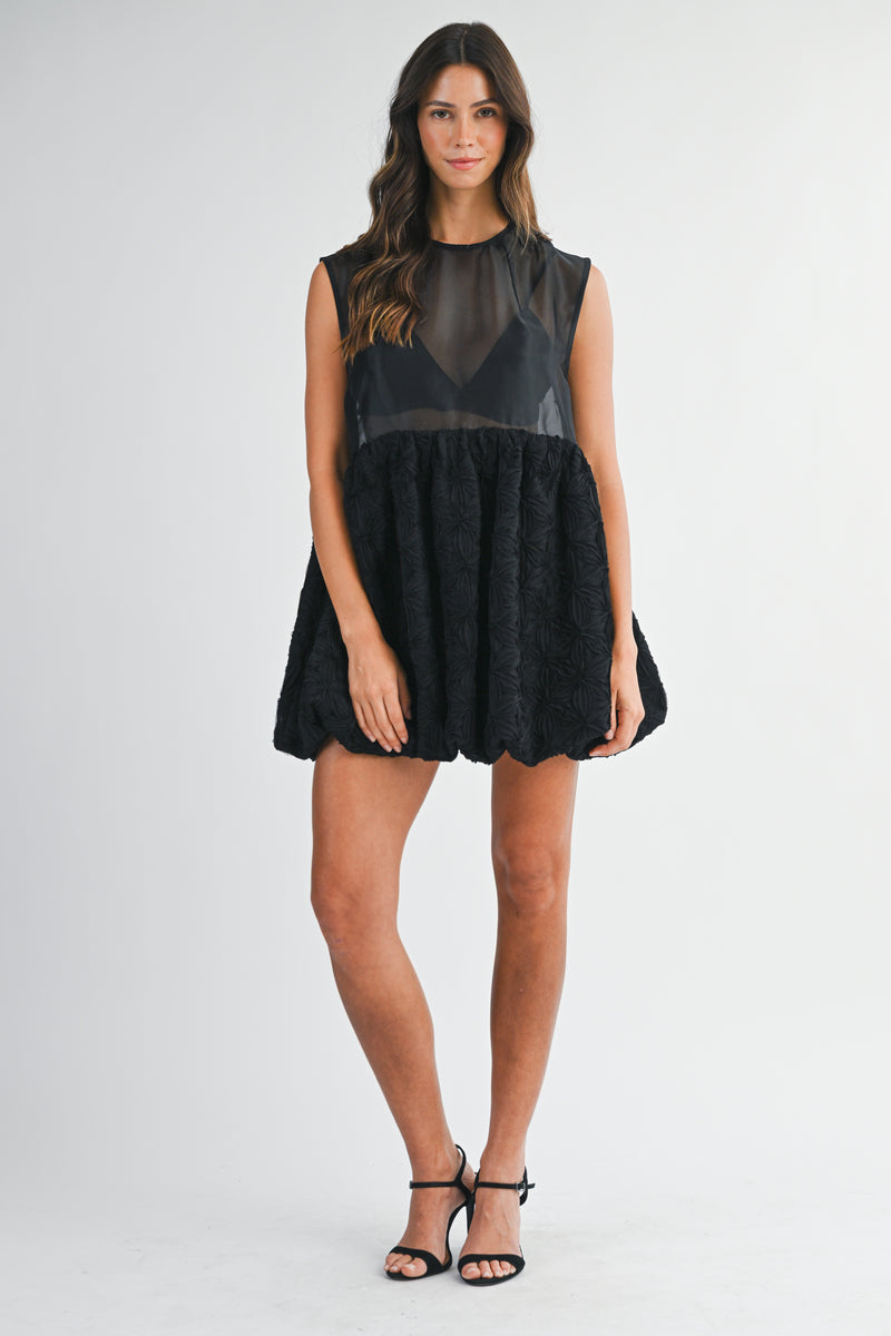 LEXI 3D FLORAL DRESS BRALETTE SET