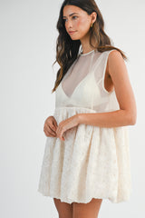 LEXI 3D FLORAL DRESS BRALETTE SET