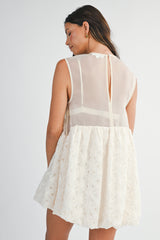 LEXI 3D FLORAL DRESS BRALETTE SET