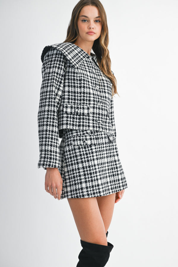 SAMANTHA JACKET MINI SKIRT SET
