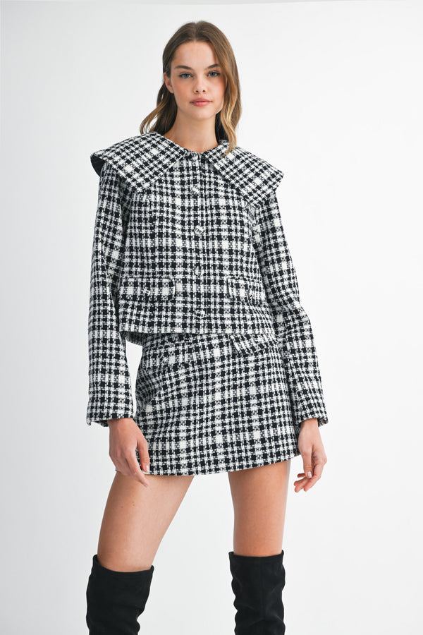 SAMANTHA JACKET MINI SKIRT SET