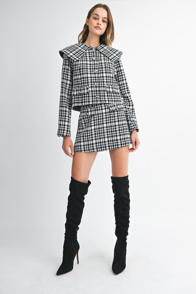 SAMANTHA JACKET MINI SKIRT SET