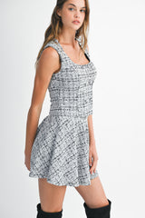 RENNIA FRONT FLAP TOP SKIRT SET