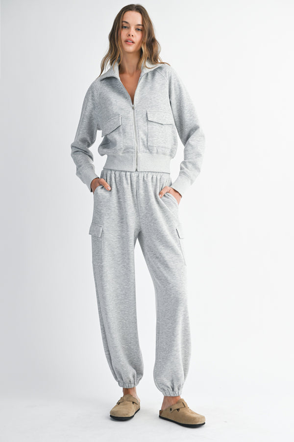 KARTER ZIP UP SWEATSHIRTS AND CARGO PANTS