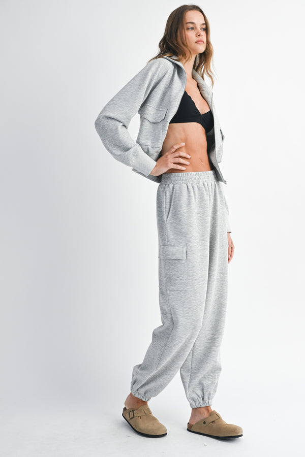 KARTER ZIP UP SWEATSHIRTS AND CARGO PANTS