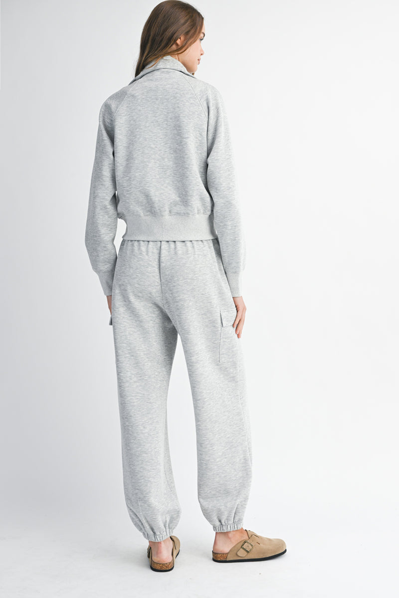 KARTER ZIP UP SWEATSHIRTS AND CARGO PANTS