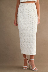 HOLLAND SQUARE NECK CROP TOP AND MINI SKIRT SET