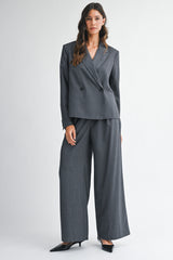 DANNA TAILORED STRIPE PANTS SET