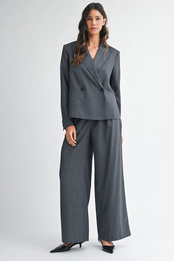 DANNA TAILORED STRIPE PANTS SET