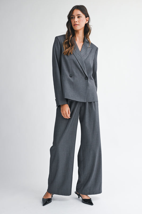DANNA TAILORED STRIPE PANTS SET