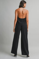 GINEVRA HALTER NECK VEST PANTS SET