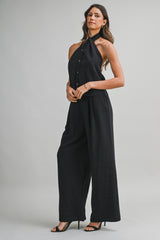 GINEVRA HALTER NECK VEST PANTS SET