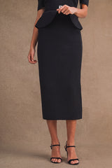LILLIAN OFF SHOULDER KNIT TOP AND MIDI SKIRT SET
