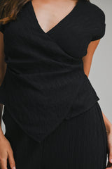 ROMINA ASYMMETRICAL HEM KNIT TOP AND PANTS SET