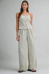 WREN STRAP VEST AND PANTS SET