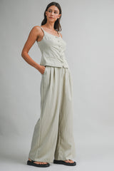 WREN STRAP VEST AND PANTS SET