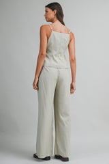 WREN STRAP VEST AND PANTS SET
