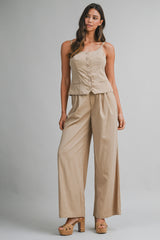 WREN STRAP VEST AND PANTS SET