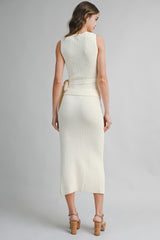 HONORA KNIT TOP AND MIDI SKIRT SET