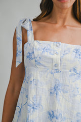 LRIE FLORAL PRINTED TOP AND SHORTS SET