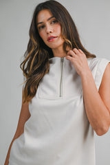 HARLEN HALF ZIP UP TANK OP AND SHORTS SET