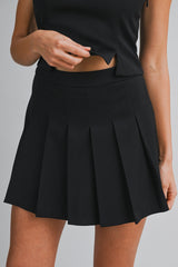 AVELINE HALTER NECK TOP AND SKORT SET