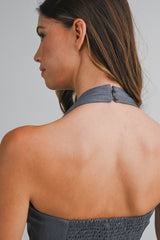 AVELINE HALTER NECK TOP AND SKORT SET