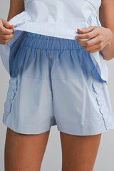 SIA TRIM SHOULDER DETAIL TOP AND SHORTS SET