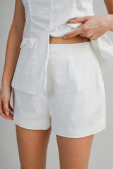 JOYCE COTTON SLEEVELESS TOP AND SHORTS SET