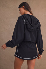 ANYA WINDBREAKER JACKET AND SKORT SET